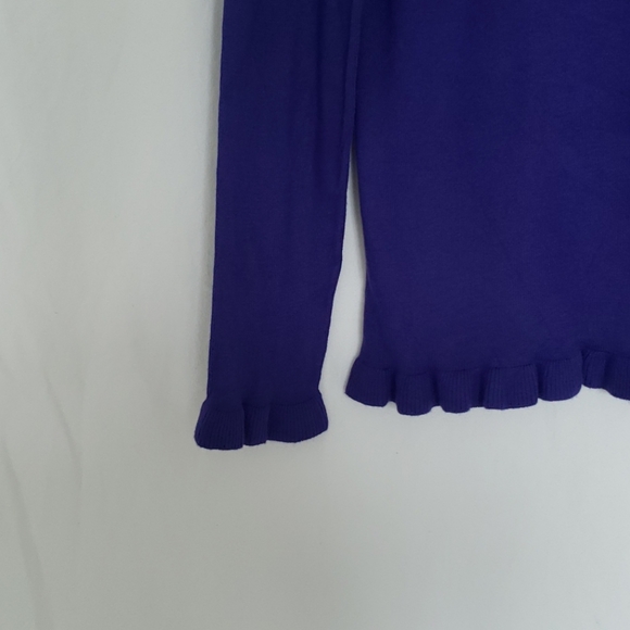 Talbot Purple Sweater With Ruffle Details - Picture 5 of 5